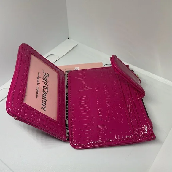 Juicy Couture Pink Heart Wristlet and Wallet Set - Picture 8 of 12